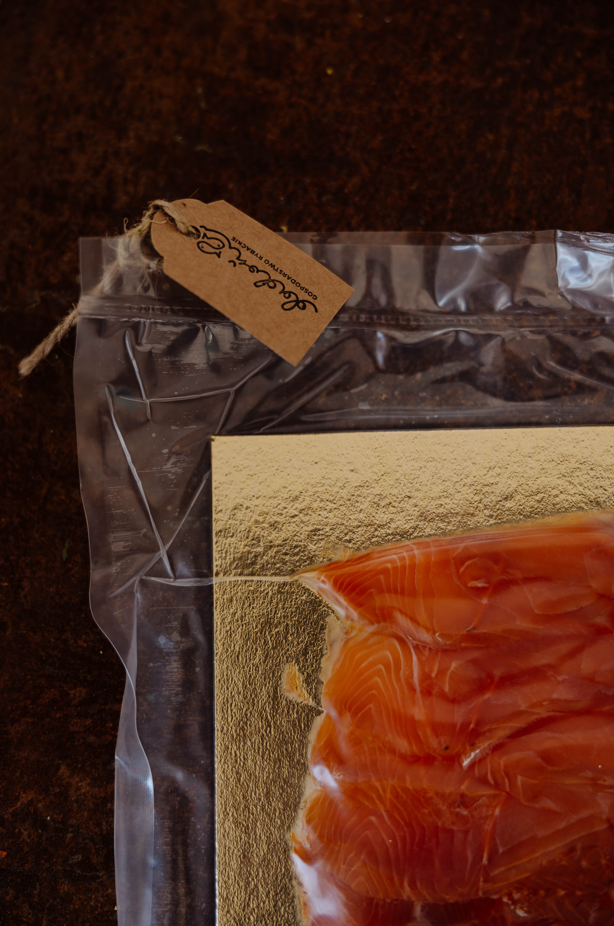 Cold-smoked trout sliced